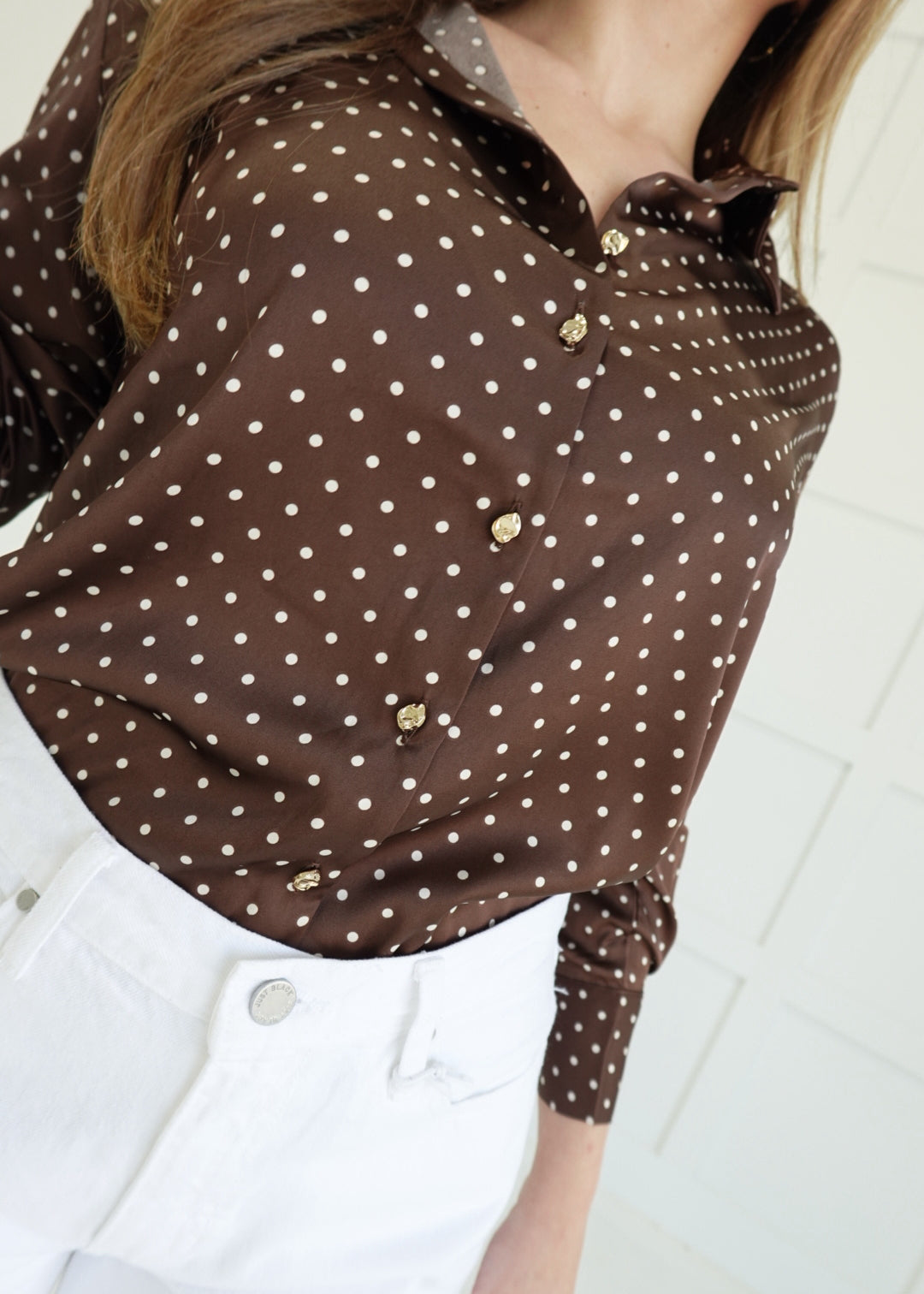 Dottley Blouse - Brown