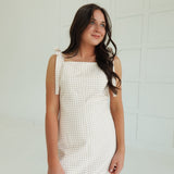Southern Saturday Mini Dress - Taupe