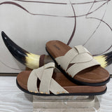 Scoot Suede Sandal - Wheat