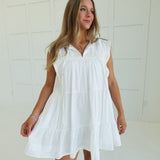 Gia Mini Dress - White