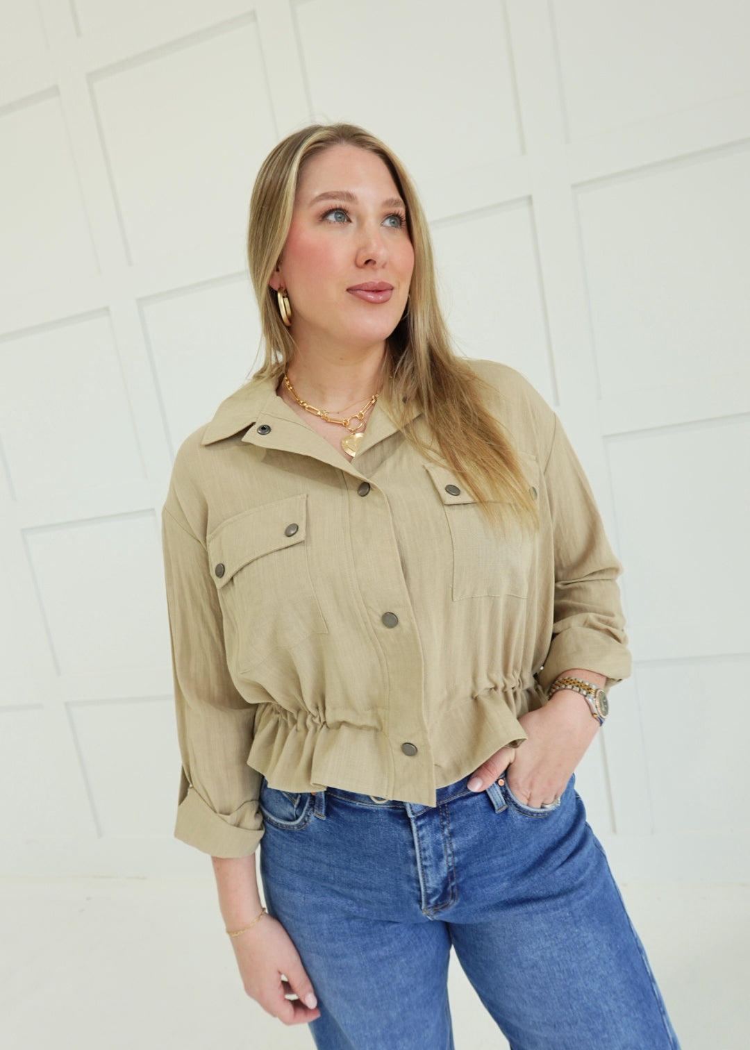 Lighter Layer Jacket - Khaki