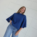 Belles Dowry Sweater - Classic Blue