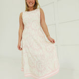 Blushing Beautifully Midi Dress