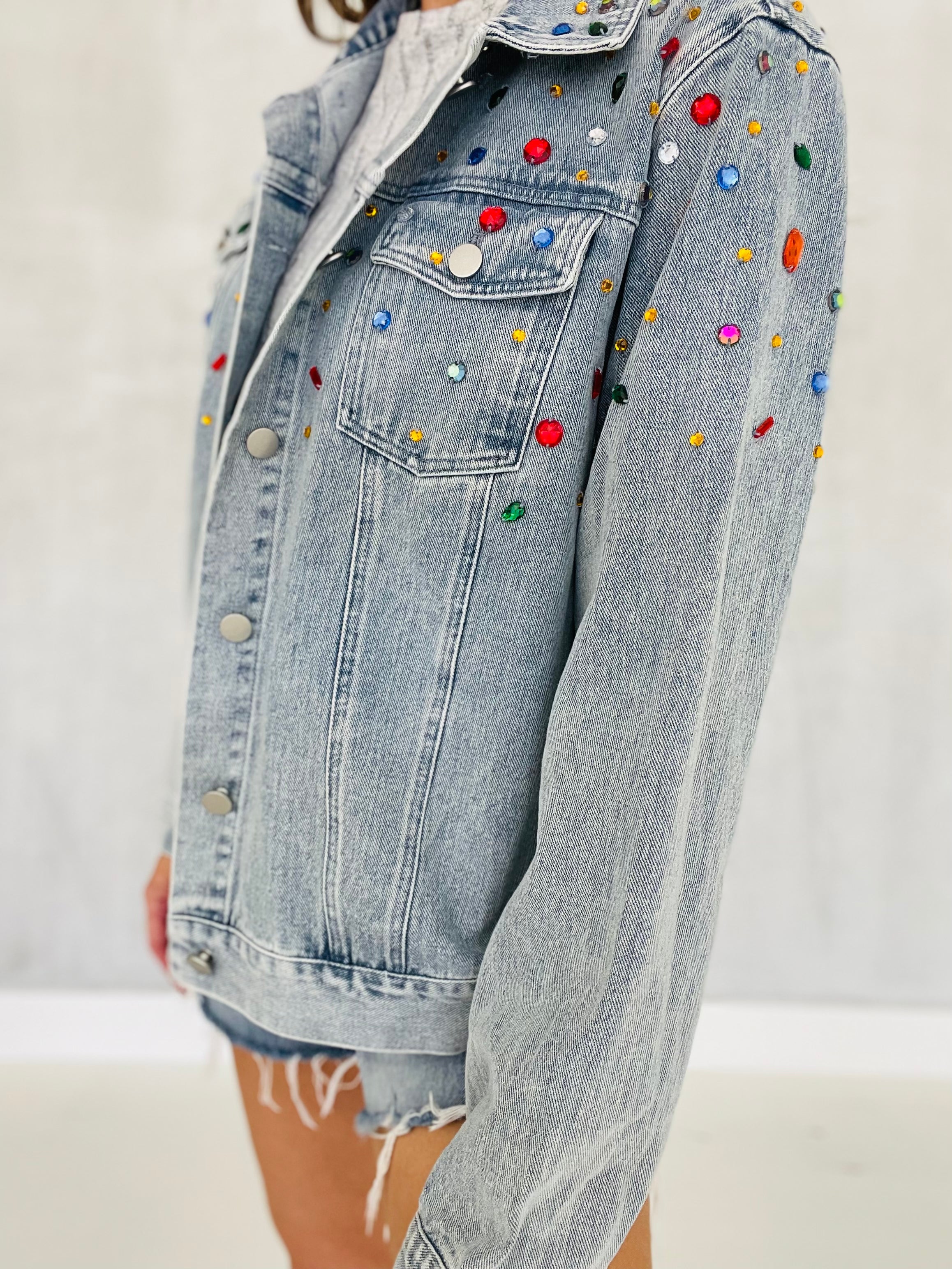 Bejeweled Denim Jacket