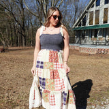 Betsy Plaid Midi Dress