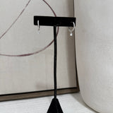 Hinge Hoops - Silver
