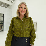 Angelo Oversized Blouse - Olive