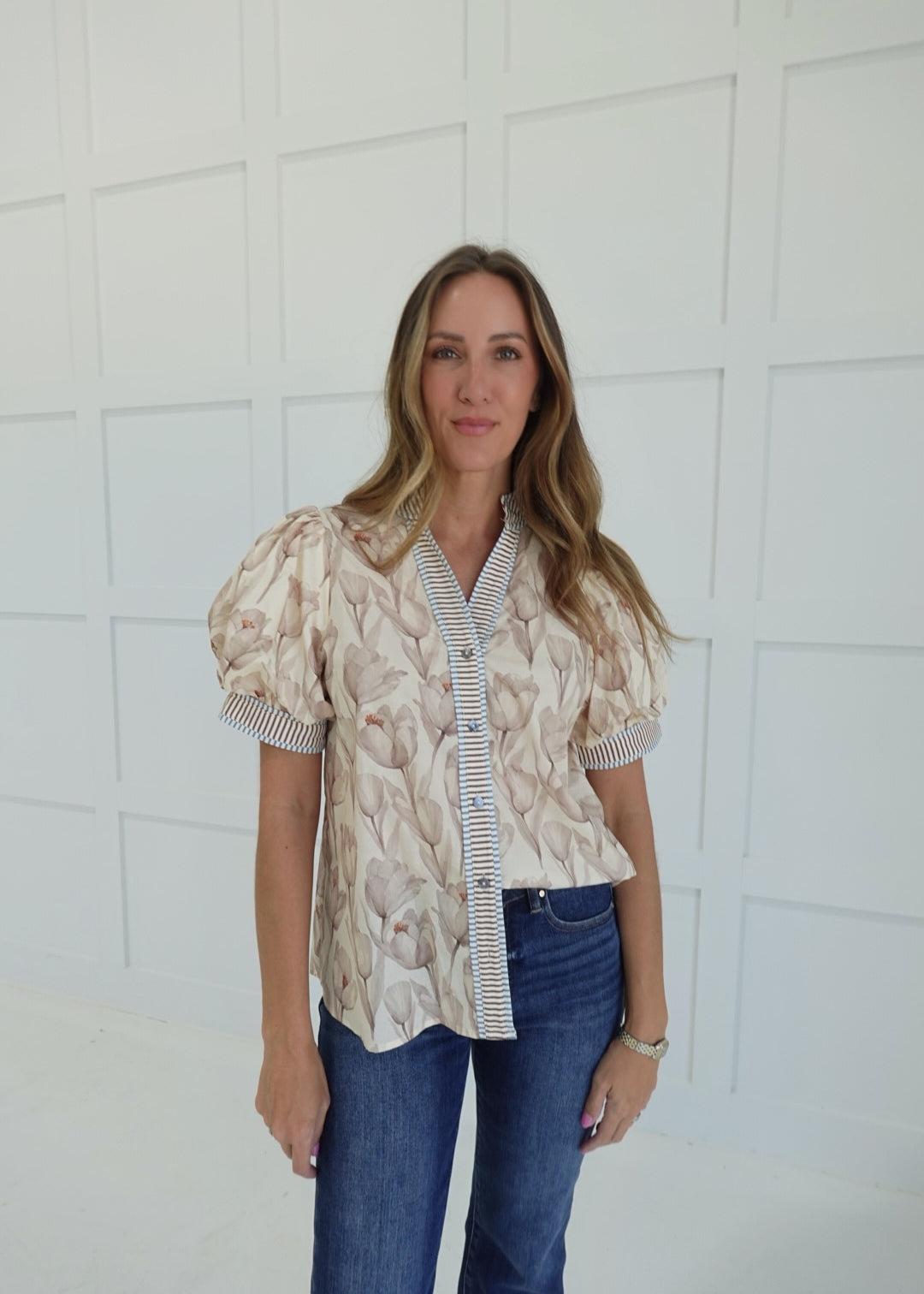 Tulips Talk Blouse