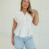Obie Pintuck Top