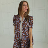 Market Street Mini Dress - Brown