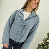 Carsyn Quilted Jacket - Chambray