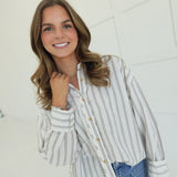 Not Your Man's Button Down - Ivory