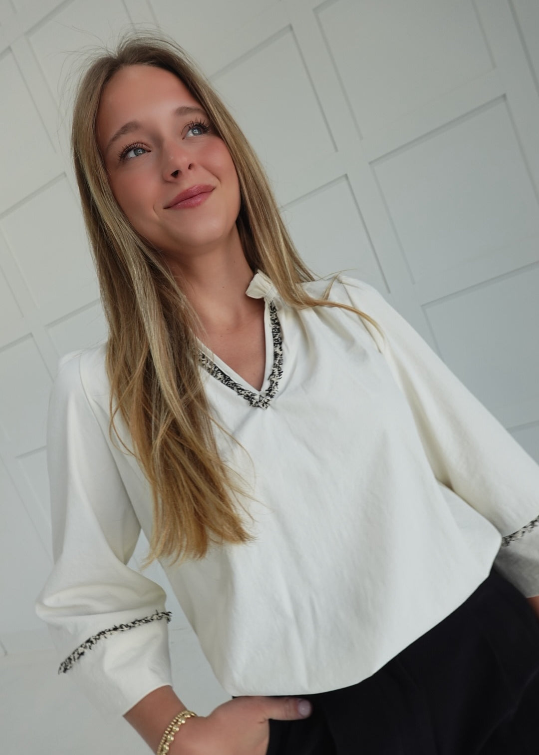 Lois Embellished Blouse