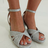 Sparkle At Night Heel - Silver
