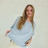 Old Time's Sake Top - Light Blue