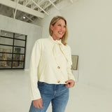Ophelia Cropped Jacket - Snow