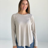 Baby Waffle Top - Sand Beige