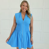 The Locals Mini Dress - Blue