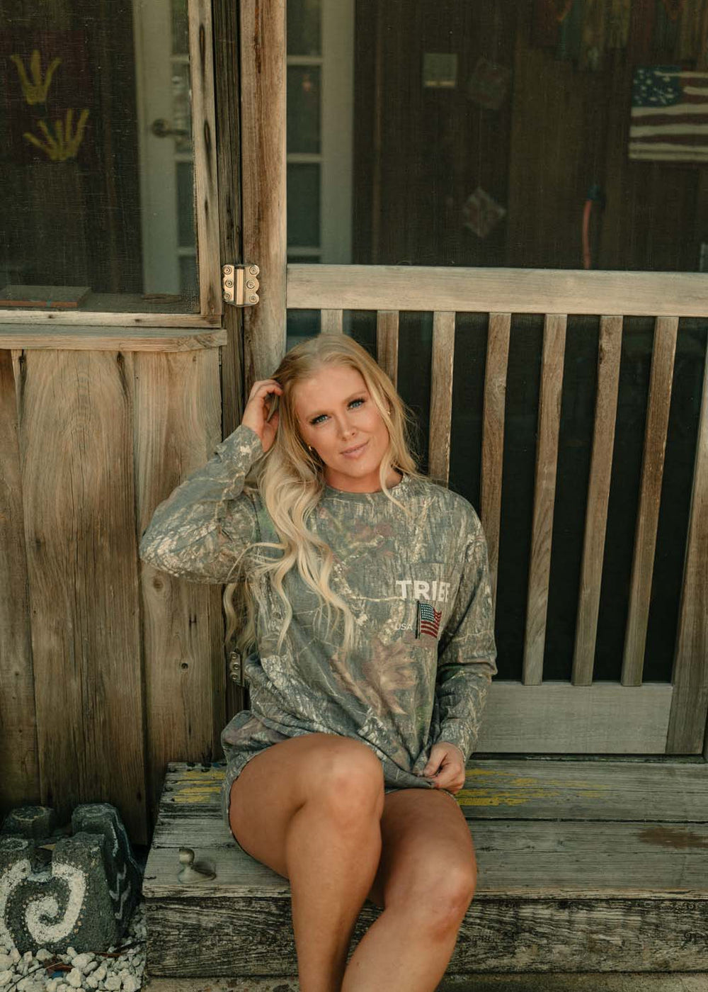 USA Base Camp Long Sleeve- Break Up - Tribe Kelley