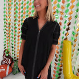 Halftime Mini Dress - Black