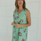 Vineyard Mini Dress - Green