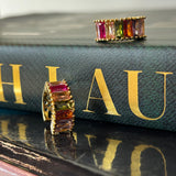 Multicolor Baguette Huggies