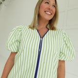 This or That Mini Dress - Lime