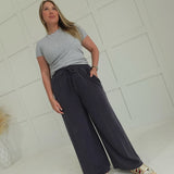 Staying Put Casual Pants - Graphite