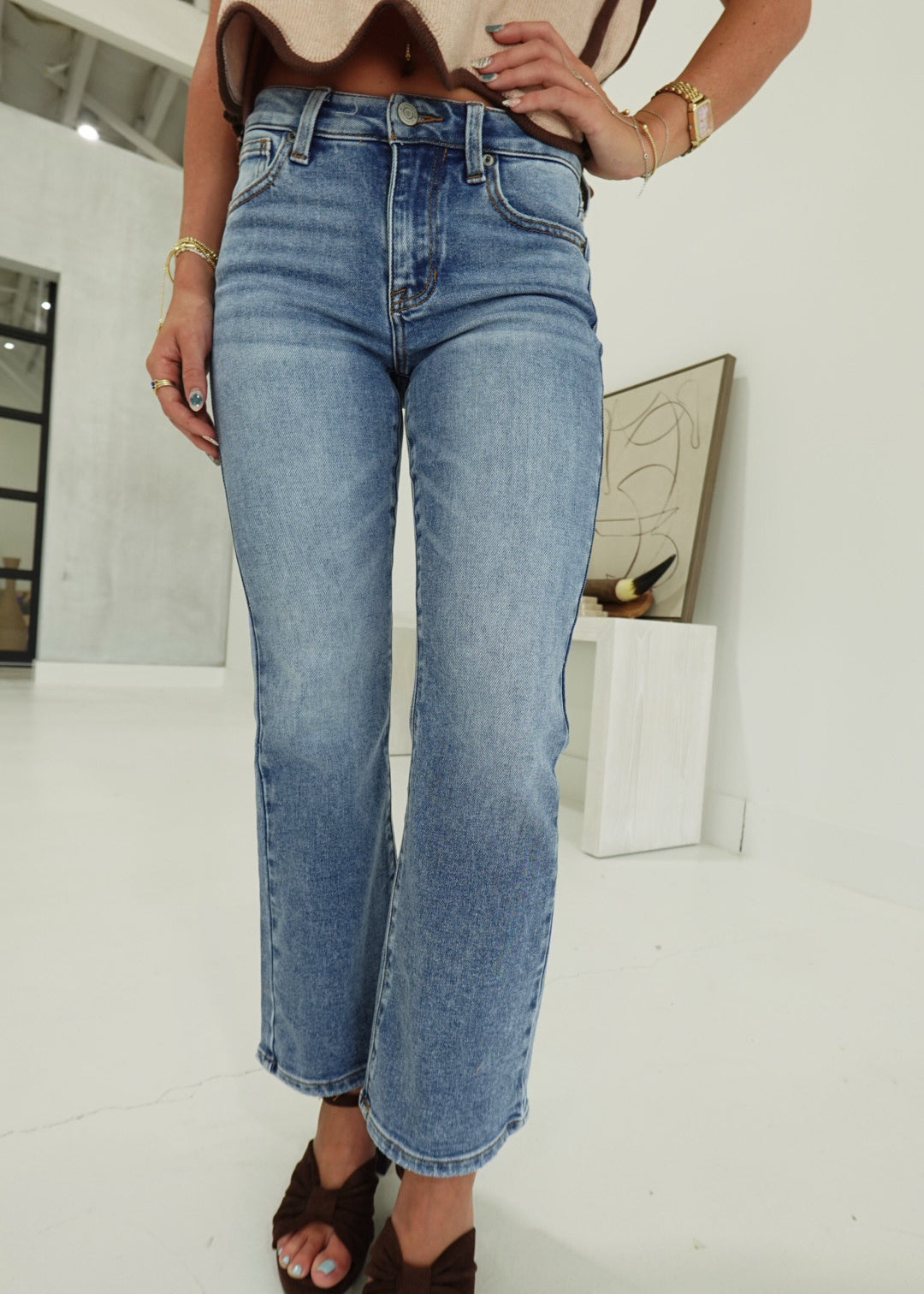 Collier Kickflare Jean