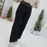 Alden Wide Leg Pants - Black