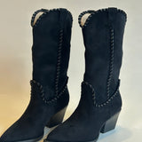 Stellar Whipstitch Boot - Black
