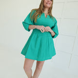 Audrina Mini Dress - Green