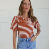 Summer Flare Top - Adobe