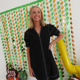 Halftime Mini Dress - Black