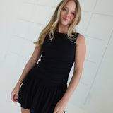 Everly Bubble Dress - Black