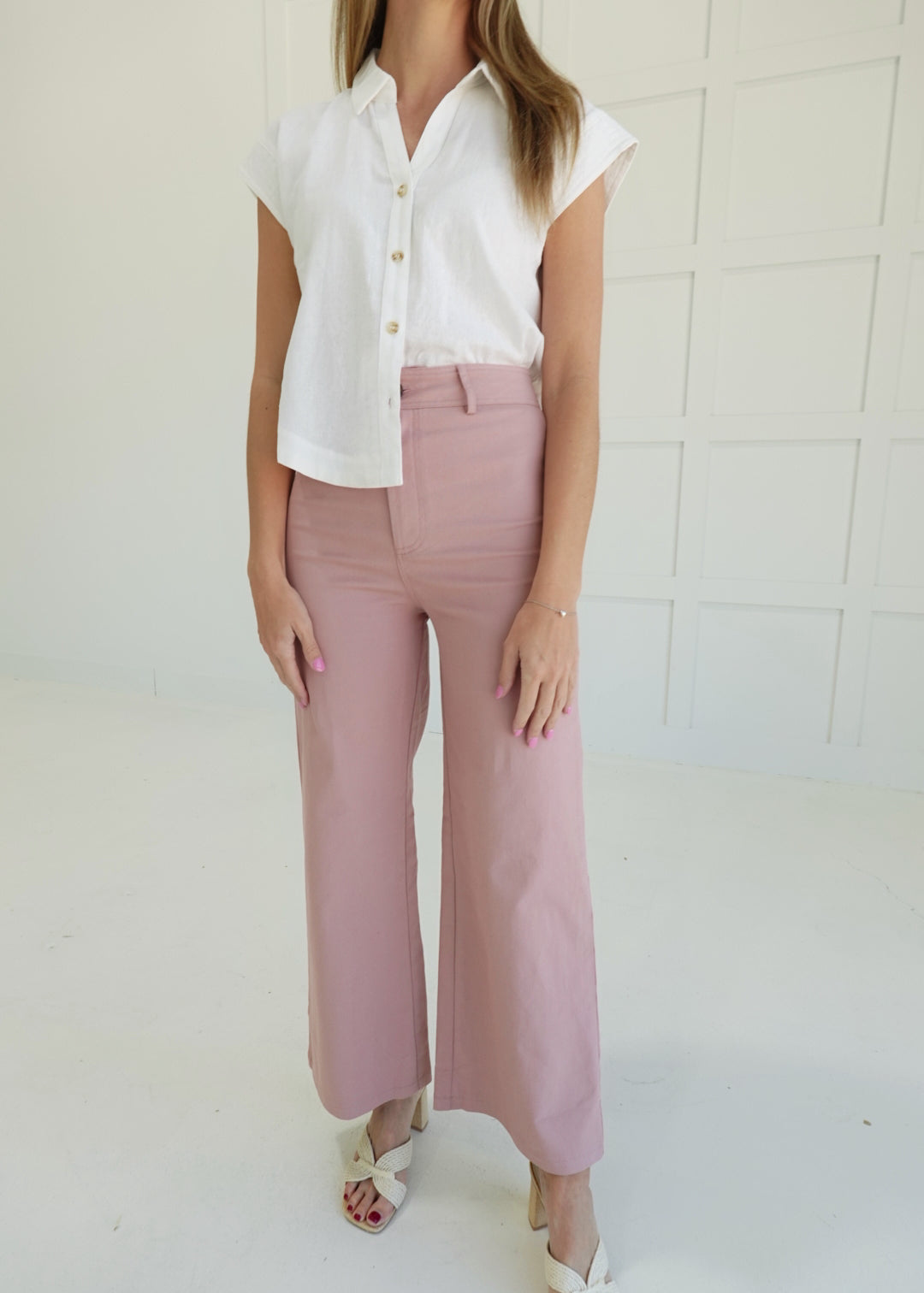 Spring Stunner Pants - Pink