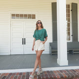 Franklin Front Knot Blouse