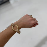 Magnetic Corded Bracelet - Ivory