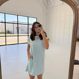 Agenda Is Comfort Dress - Sea Angel
