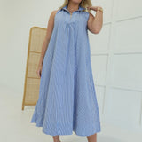 Geneva Maxi Dress - Blue