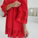 All in Favor Mini Dress - Red