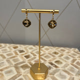 Cushion Cut Gemstone Earrings - Topaz