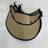 Foldable Beach Visor - Coffee