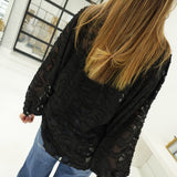 Angelo Oversized Blouse - Black