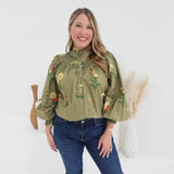 Judith Top - Martini Olive