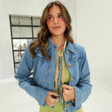 Mateo Scallop Placket Jacket