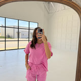 In the Sun Shorts Set - Pink