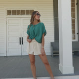 Franklin Front Knot Blouse