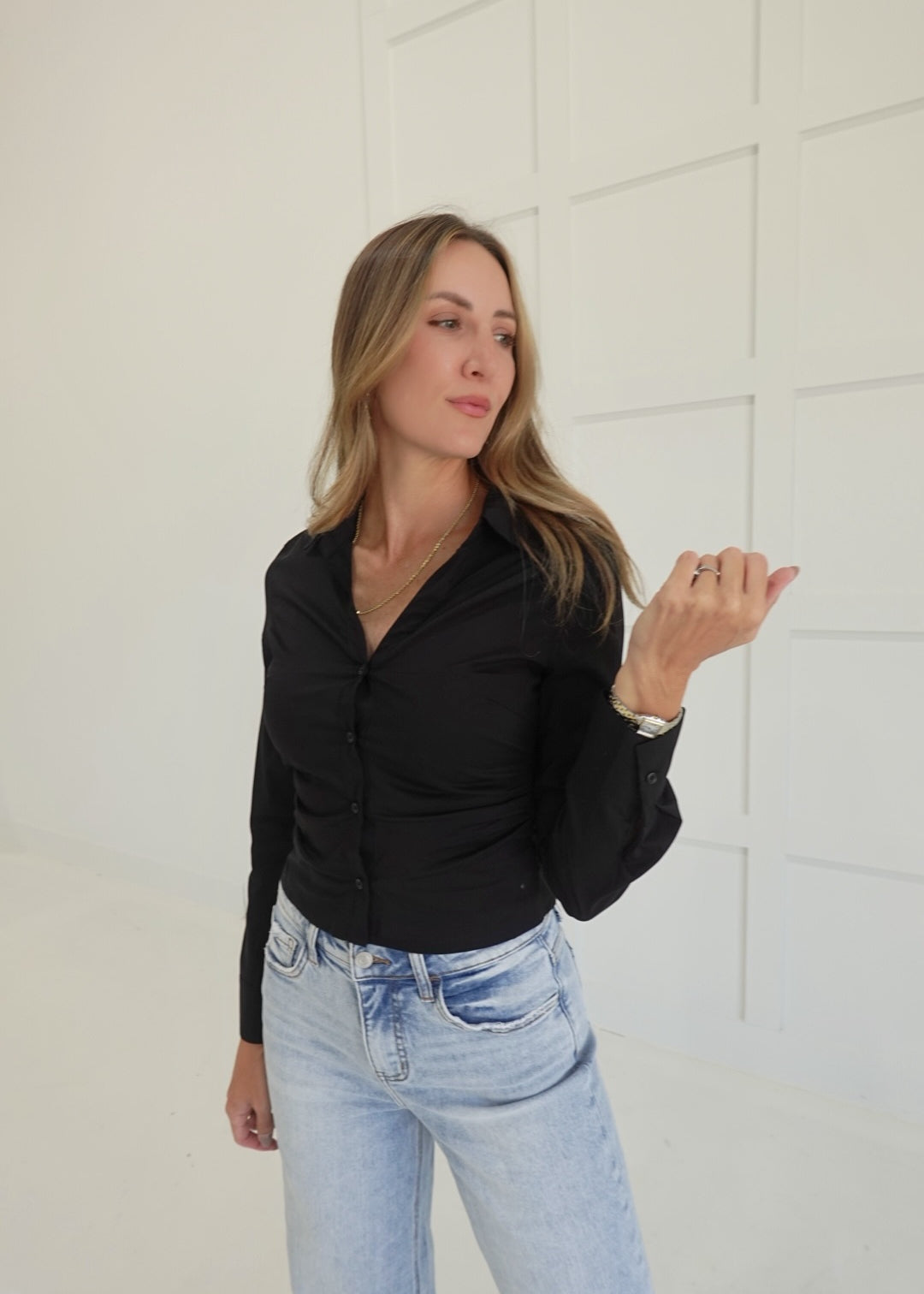Clueless Button Up Top
