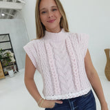 Esme Ribbon Sweater - Pink